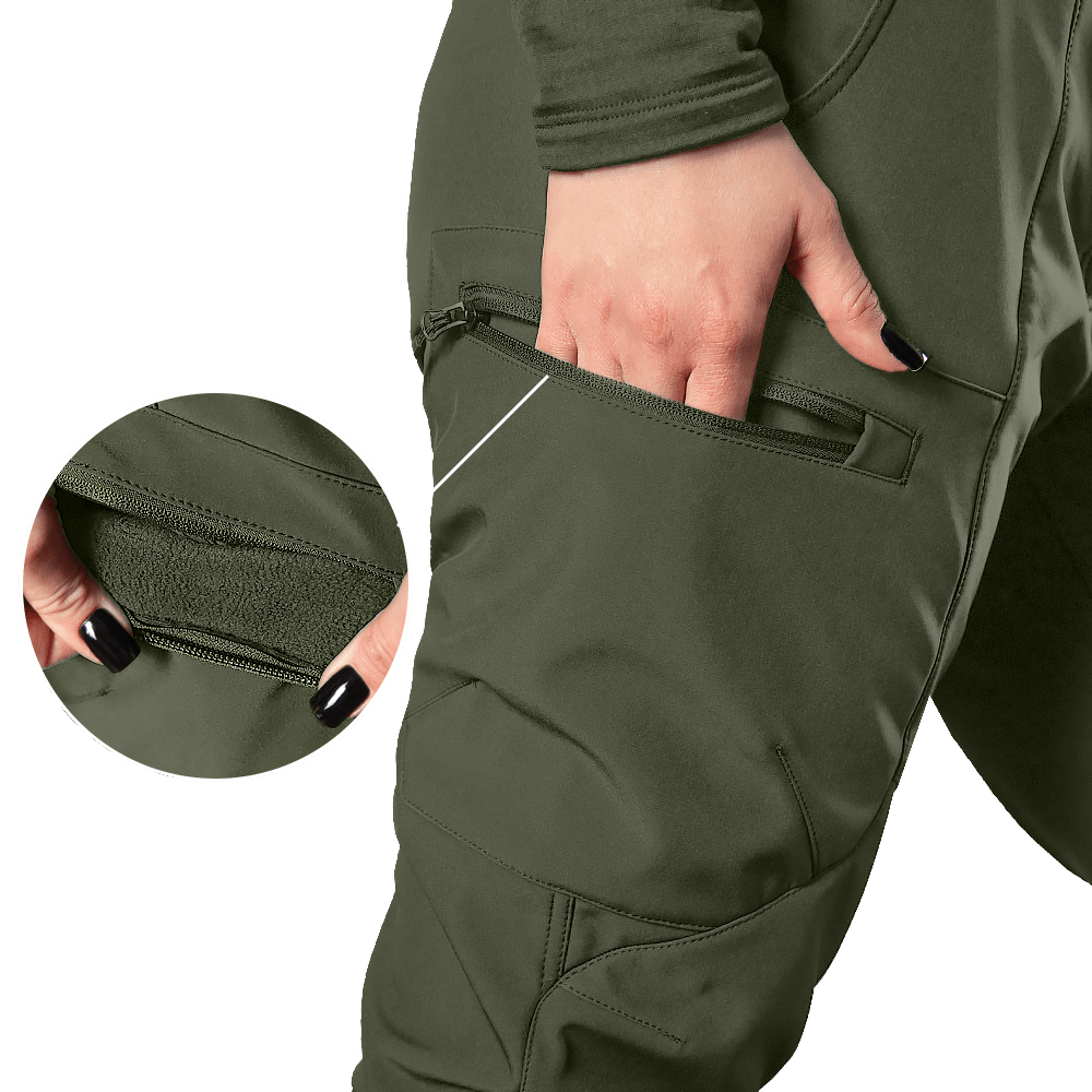 Штани Pani SoftShell Олива (8485)(4)