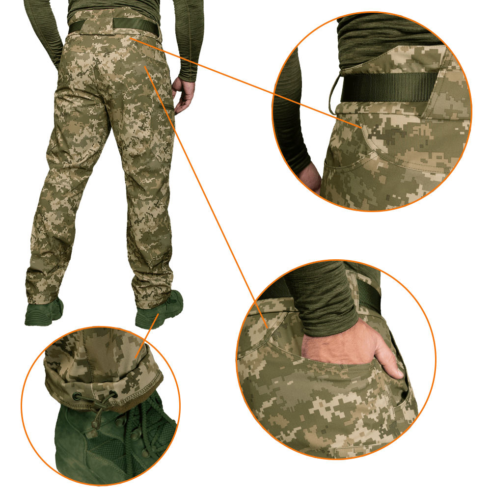 Штани SoftShell Vent Піксель (7380)(6)