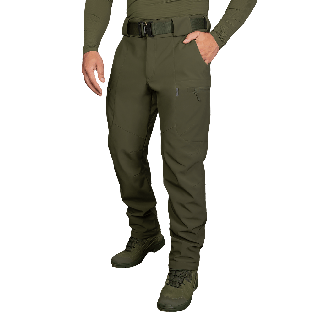 Штани SoftShell Mesh Олива (7307)(2)