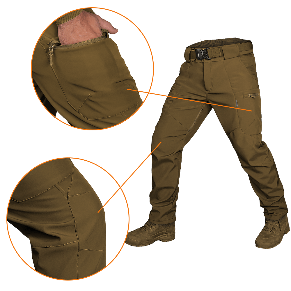 Штани SoftShell Vent Mesh Койот (7359)(5)