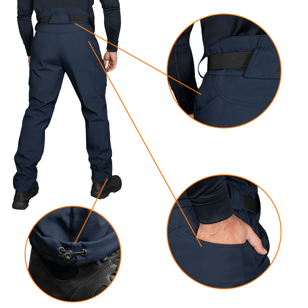 Штани SoftShell Vent Темно-Сині (7305)(6)