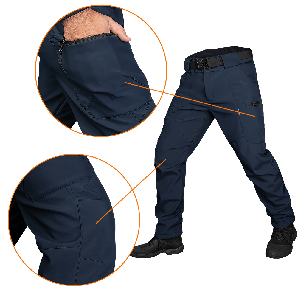 Штани SoftShell Vent Темно-Сині (7305)(4)