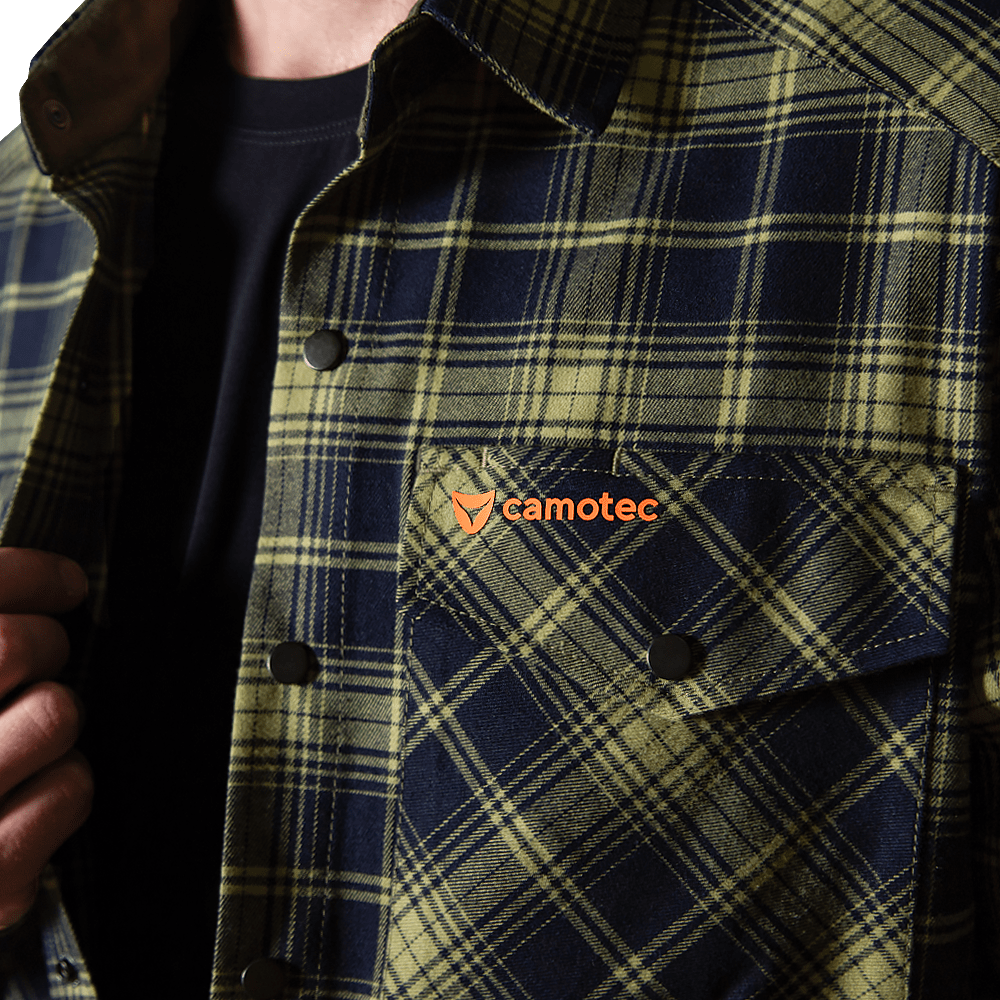 Сорочка “Буревій” (Logo Orange) Lime Green/Navy (8605)(3)