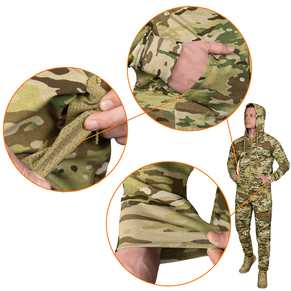 Спортивний костюм Basic Zip Multicam (7982)(3)