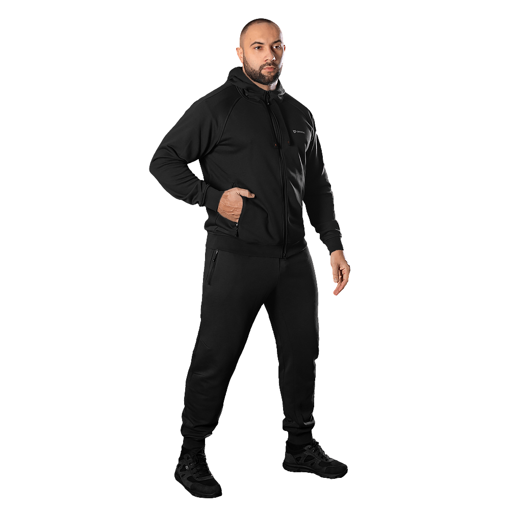 Спортивний костюм FitPro Zip Чорний (8540)(1)