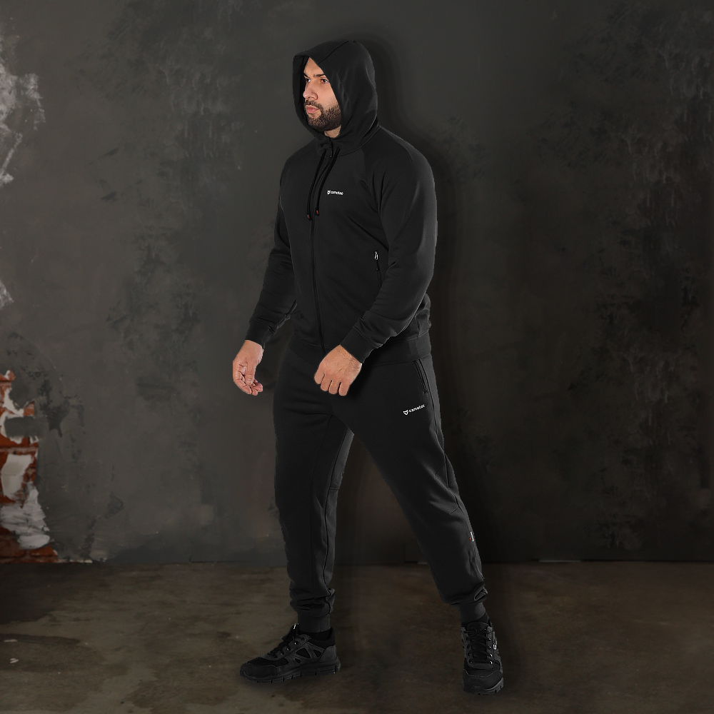 Спортивний костюм FitPro Zip Чорний (8540)(2)