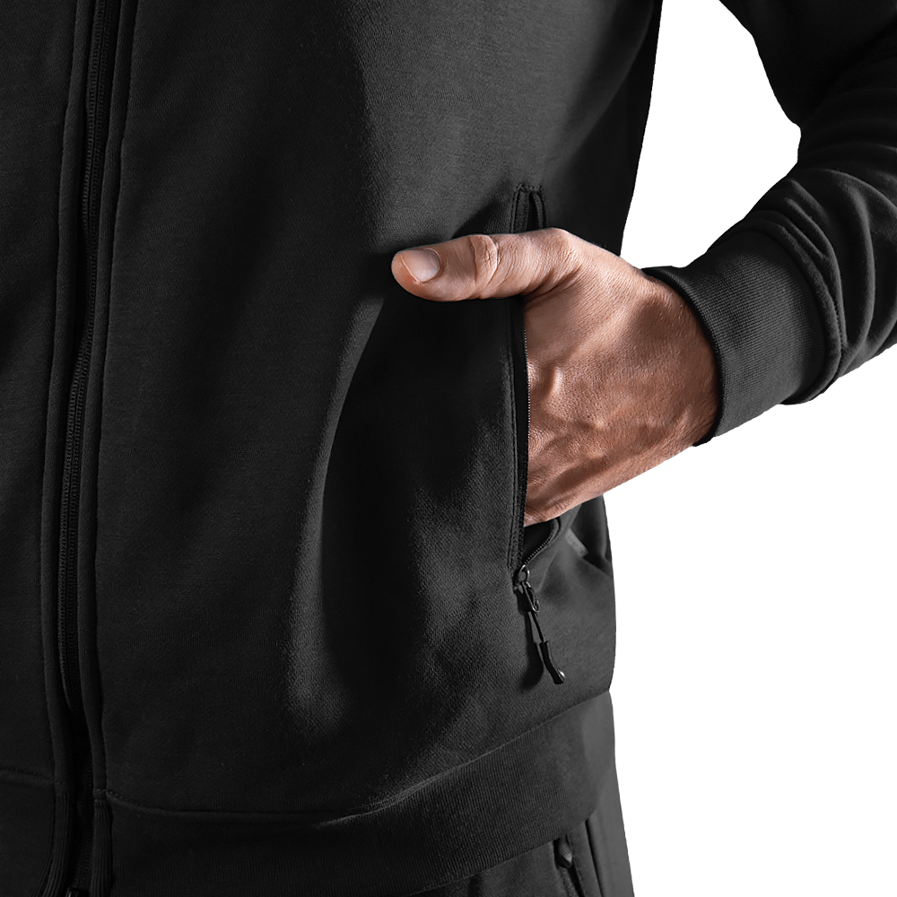 Спортивний костюм FitPro Zip Чорний (8540)(5)