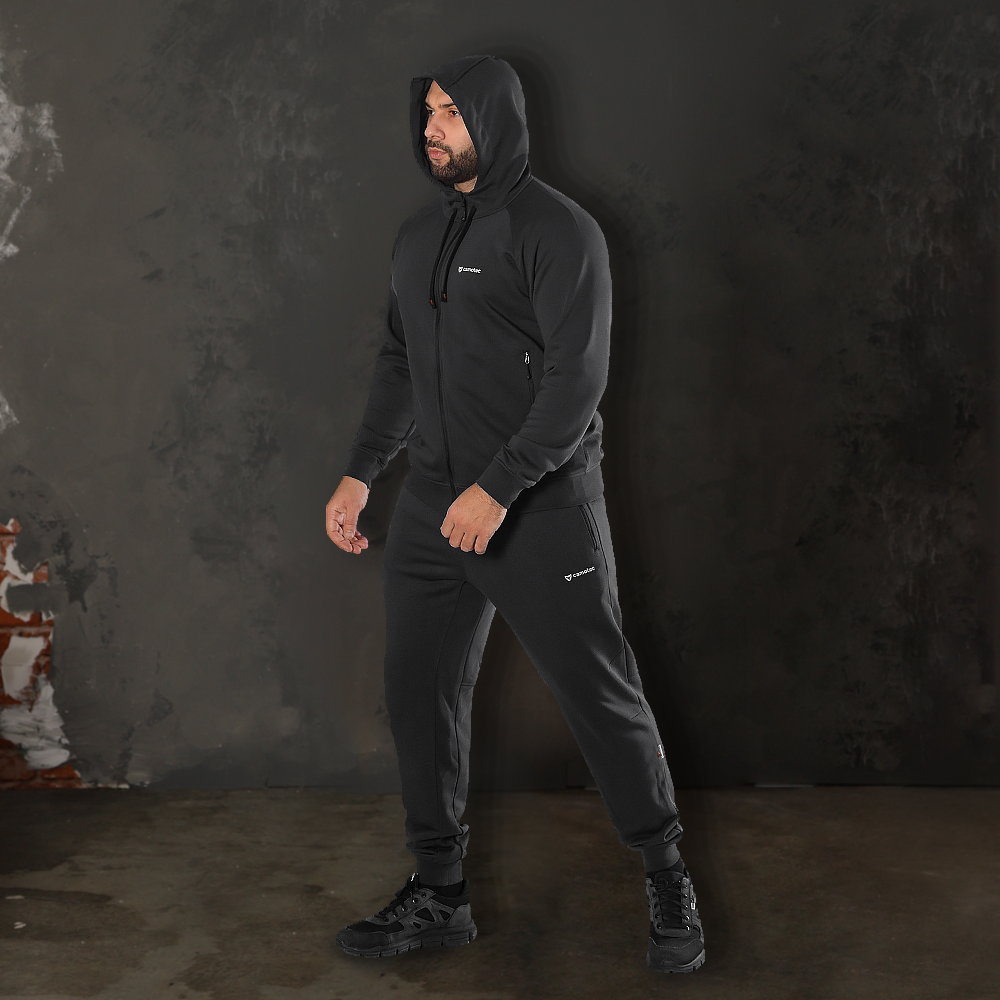 Спортивний костюм FitPro Zip Графіт (8539)(2)