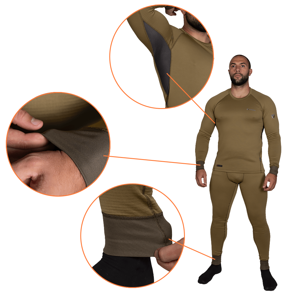 Термобілизна Polarheat quadro stretch 3.0 Tan (7295)(4)
