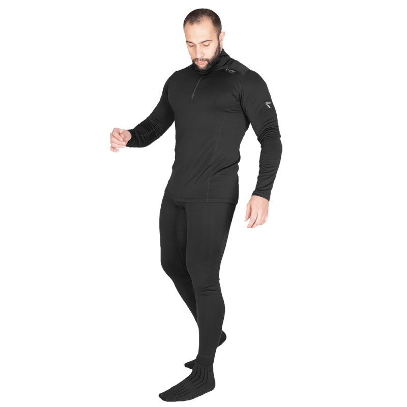 Жіноча термобілизна LVL2 Polarheat Snake Чорна (6623)(2)